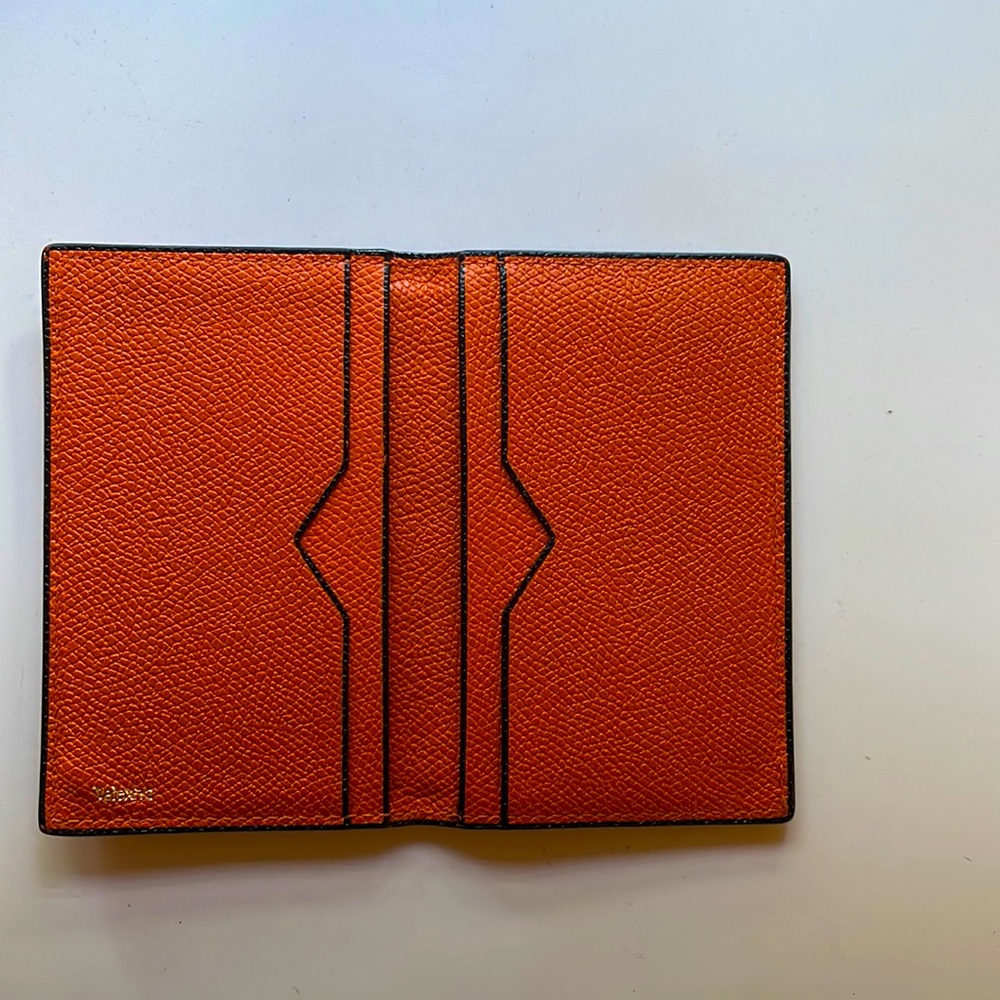 Orange Valextra Wallet/Cardholder